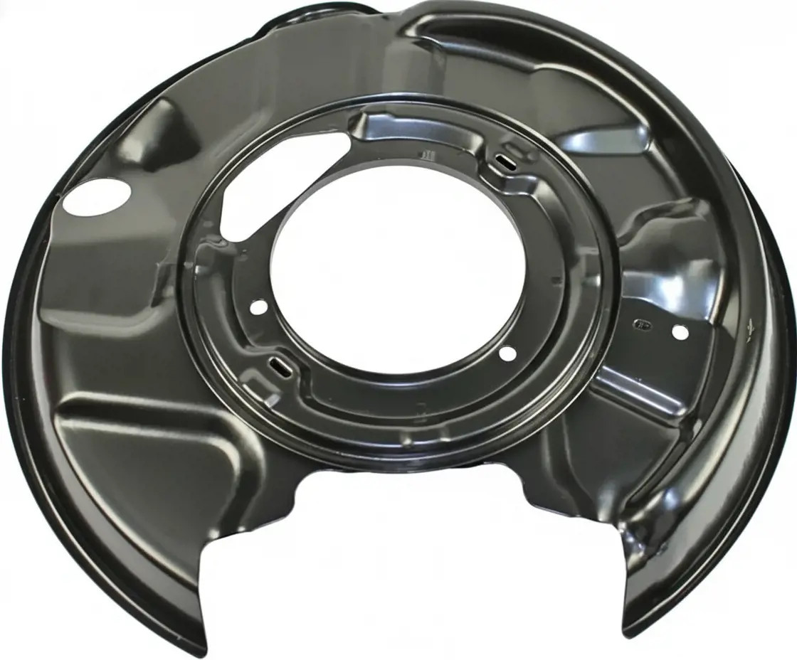Brake disc cover Rear Axle Left Cathodic Painting 6115101 METZGER