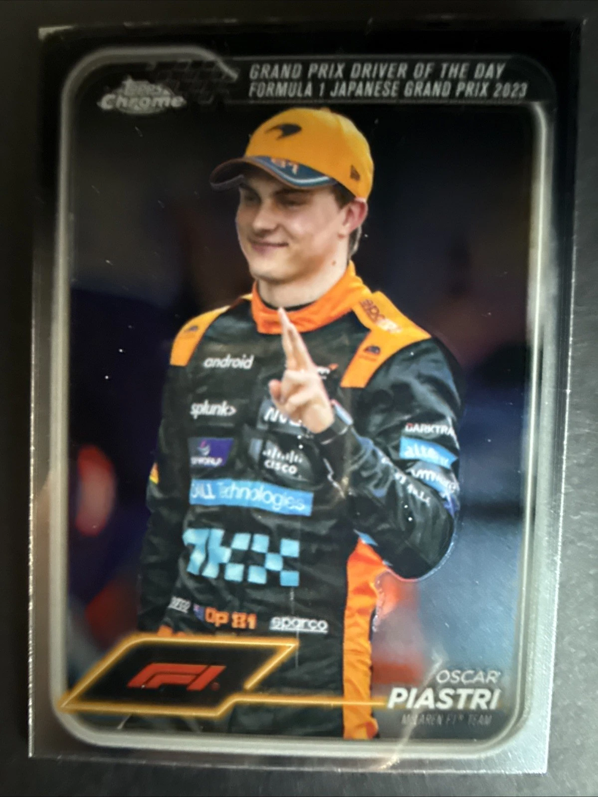 Oscar Piastri trading card
