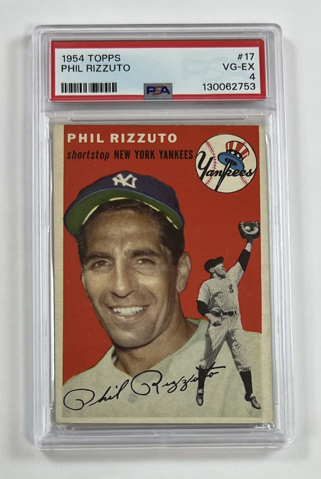 1954 Topps #17 Phil Rizzuto PSA 4 VG-EX GC45-2753