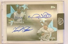 Miguel Cabrera Gary Sheffield 2025 Topps Baseball Stars Dual Auto Black /10