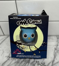 My Audio Pet Owl Capella Blue Mini Portable Bluetooth Animal Wireless Speaker