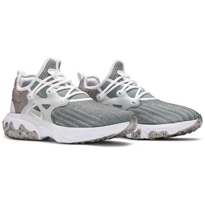 Nike React Presto Flyknit Men's Athletic Sneakers White Gum Brown Shoe Size 9 M