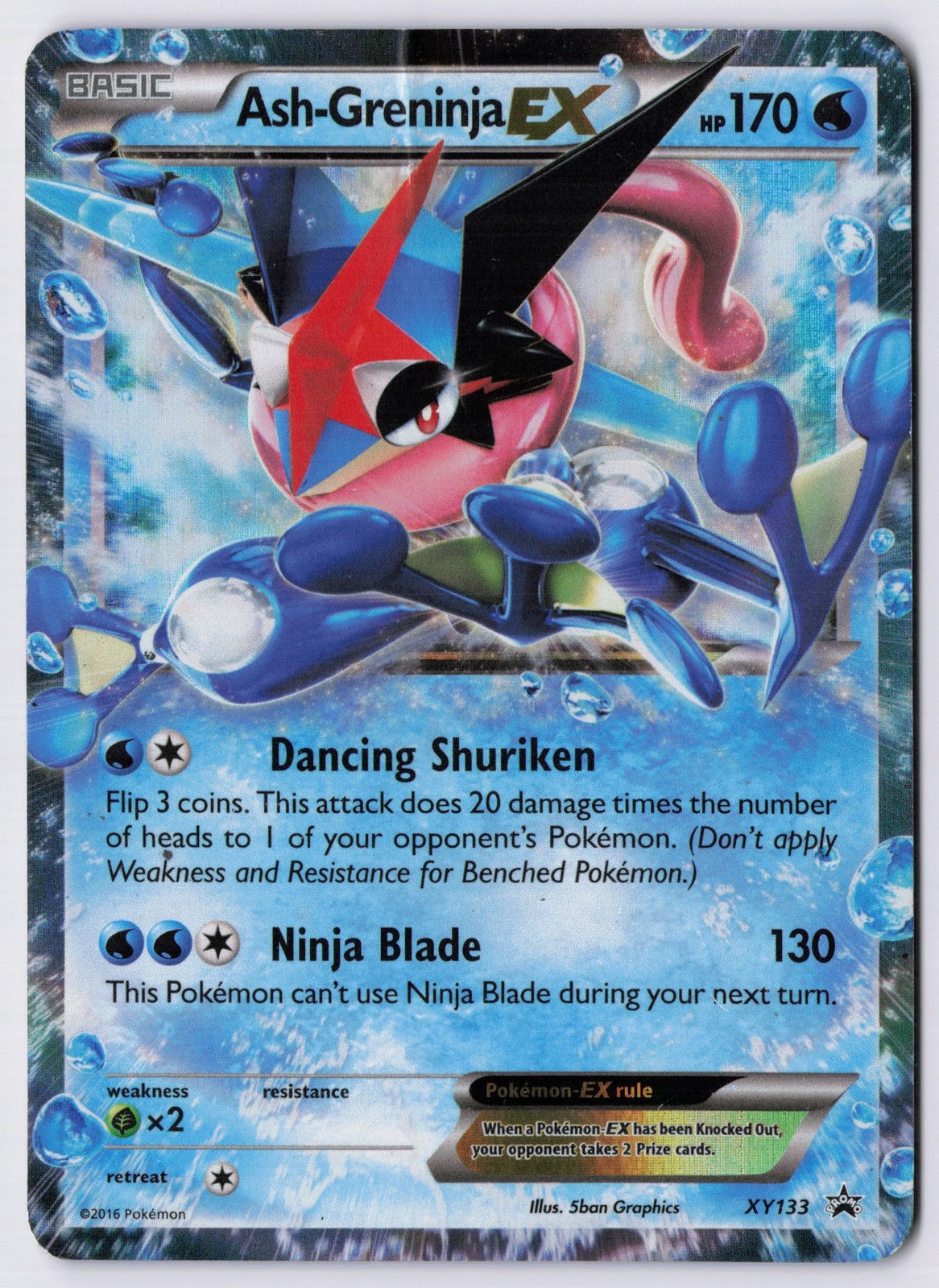 Ash-Greninja EX - XY133 Holo XY Promos HP
