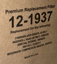 Filtro de compresor de reemplazo 12-1937 miniatura 3