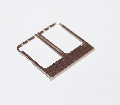 HTC M8 Dual Sim Nano Sim Card Holder Tray Amber Gold