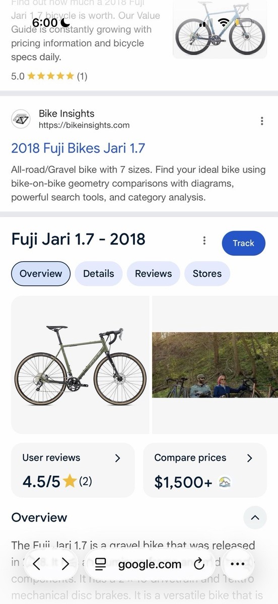 2018 Fuji Jari 1.7 All-Road/Gravel Bike | eBay