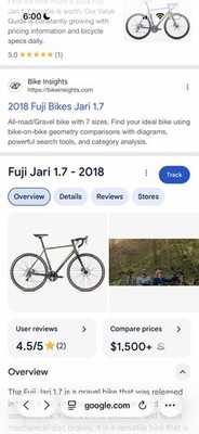 2018 Fuji Jari 1.7 All-Road/Gravel Bike | eBay