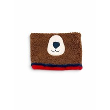 Mini Boden Borg Bear Snood Sherpa Fleece Neck Warmer Kids Medium 9-12 years