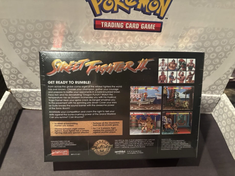 Street Fighter 2 Super Nintendo SNES RARE Limited /5500 Sealed Mystery Color🔥🔥 - Image 2 of 4