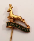 1960's South Africa Springbok Rugby Lapel Stick Pin Badge. Olympics. Scarce