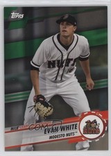 2019 Topps Pro Debut MLB Leaps and Bounds Green 87/99 Evan White #LB-EW nd3