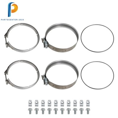 Filter Clamp Gasket Kit for Detroit DD15 DD13 A680950202 A6809950302 A6804910480
