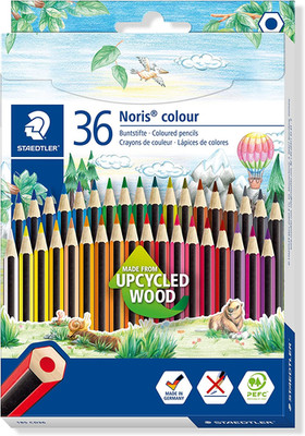 STAEDTLER Noris Colour Buntstifte 36 Farben sechskant rutschfest