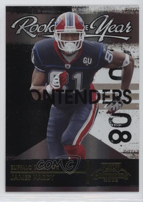 2008 Playoff Contenders Rookie of the Year Black 29/50 James Hardy #26 RC 0t2