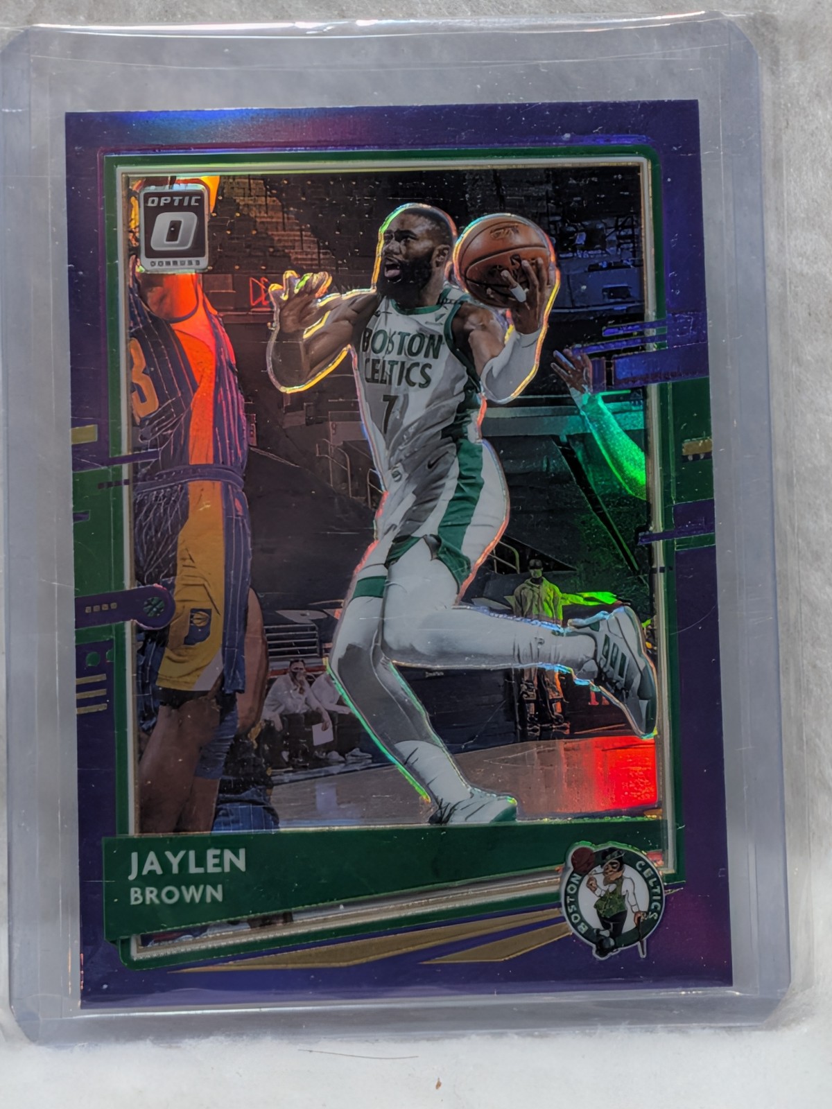 2020-21 Donruss Optic #127 Jaylen Brown Purple