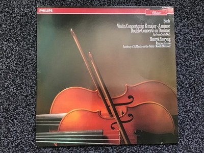 J.S. BACH - VIOLIN CONCERTOS SZERYNG / ASMITF 1985 PHILIPS 412 915-1 NEAR MINT