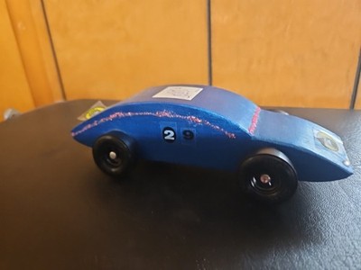 Vintage Pine Wood Derby Car Boy Scouts
