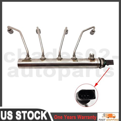 #ad High Pressure Injector Fuel Rail amp; Sensor For BMW 220i 320i 328i 420i 428i 528i $73.99