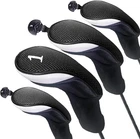 Golf Club Head Covers Woods Driver Fairway Hybrid 4 Pack,Headcovers 1 3 5 7 X