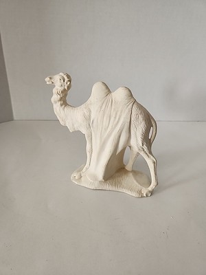 Vintage Standing Camel; Nativity; Ready to Paint, Ceramic Christmas Flaw SEE 