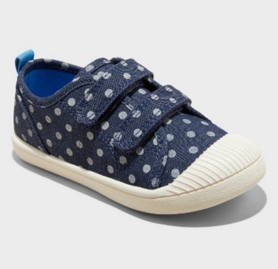   Cat & Jack Girls Toddler Parker Sneakers - Navy Blue Size 12 