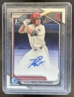 2024 Bowman Draft Ryan Waldschmidt Chrome Auto 1st Prospect #CPA-RW Diamondbacks