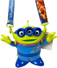 Disney Parks Toy Story Alien Light Up Tumbler Sipper Cup w Straw Green Blue New