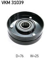 SKF VKM 31039 Umlenk-/FüHrungsrolle, Keilrippenriemen Rechts FüR Audi Skoda VW