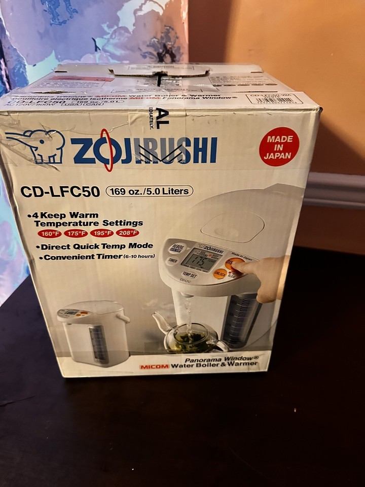 Zojirushi Water Boiler and Warmer, 169 oz/5.0 L eBay