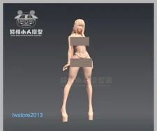 1/64 High Heels Girl Miniatures Scene Props Figures Model For Cars Vehicles Toys