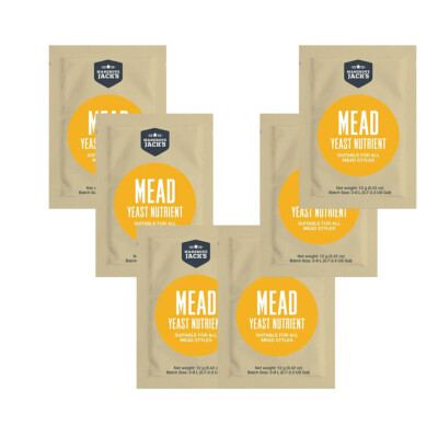 6X Mangrove Jack's Mead Nutrient 12g Home Brew Honey Mead  Making Nutrient