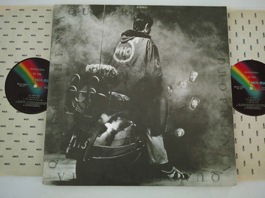 THE WHO 2LP QUADROPHENIA 1973 MCA2-10004 GLOVERSVILLE BLACK