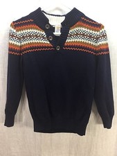 Gymboree Navy With Design Sweater Child's Size 7-8 151228FJA/BB1