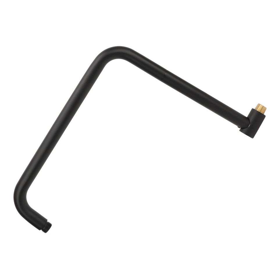 Shower Head Extension with Flange S Shape Shower Arm Wall Mount