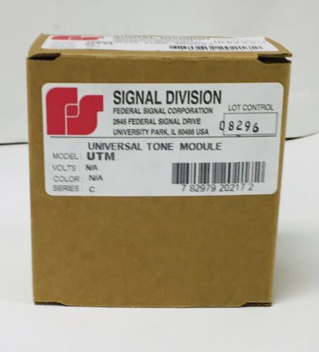 BUNDESSIGNAL MODELL NR. UTM SELECTONE UNIVERSAL TONE MODUL 25 ODER 70 VRMS! NEU! - Bild 2 von 11