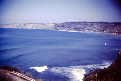 1940s Beautiful Coast Buildings California ? Red Border Kodachrome  Slide BA-E