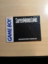 SUPER MARIO LAND  Instruction Booklet Manual For Nintendo Game Boy DMG-ML-USA