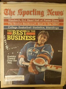1985, Wayne Gretzky, "Sporting News" Magazine Scarce / Vintage