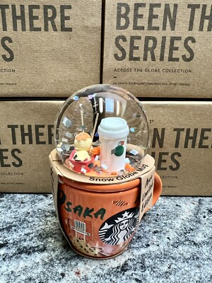 LIMITED EDITION Starbucks Japan Snow Globe Geography Series OSAKA