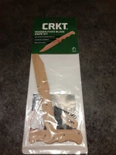 CRKT Wooden Fixed Blade Knife Kit Family Craft Knife Safety  DISCONTINUED   NEW 