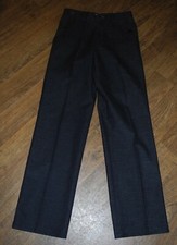 Authentic VSTUAIE jeans for Versace Straight Leg Men's Black Dress Pants 29x32