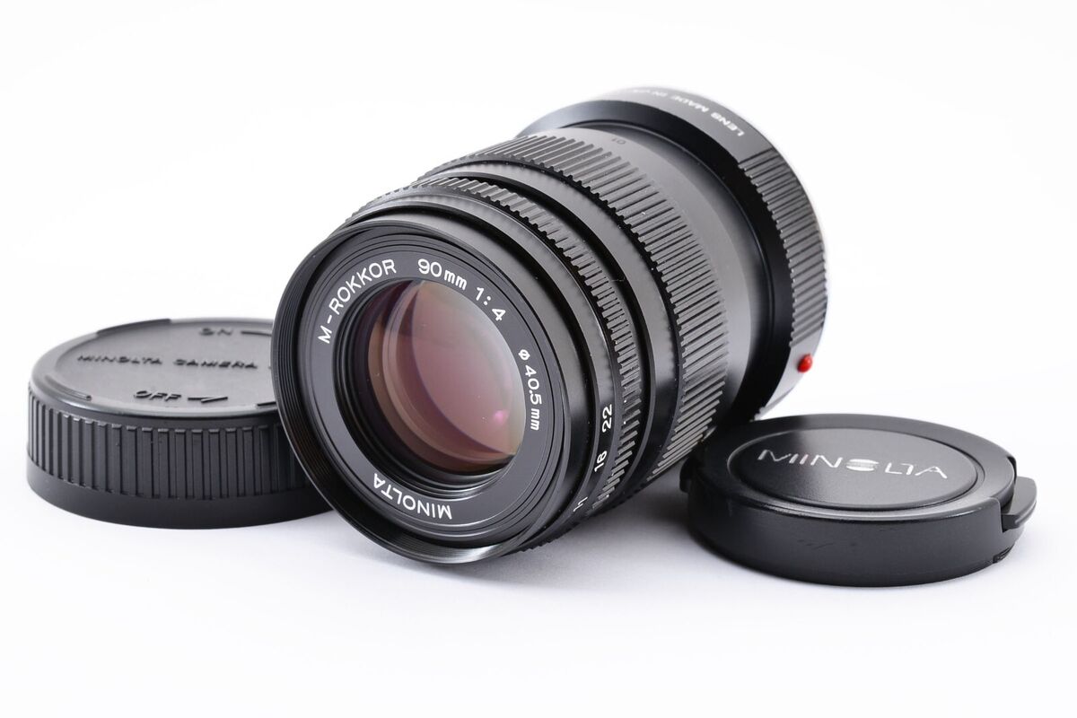 Minolta M-Rokkor 90mm f/4 MF Lens for Leica M Leitz CL CLE W Minolta M-Rokkor 90mm f/4 MF Lens for Leica M Leitz CL CLE W