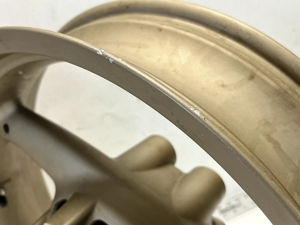 Ducati 600-900 SS Supersport Monster 3 Spoke Brembo Rear Wheel 17x4.5 Gold 99+ - Image 3 of 4
