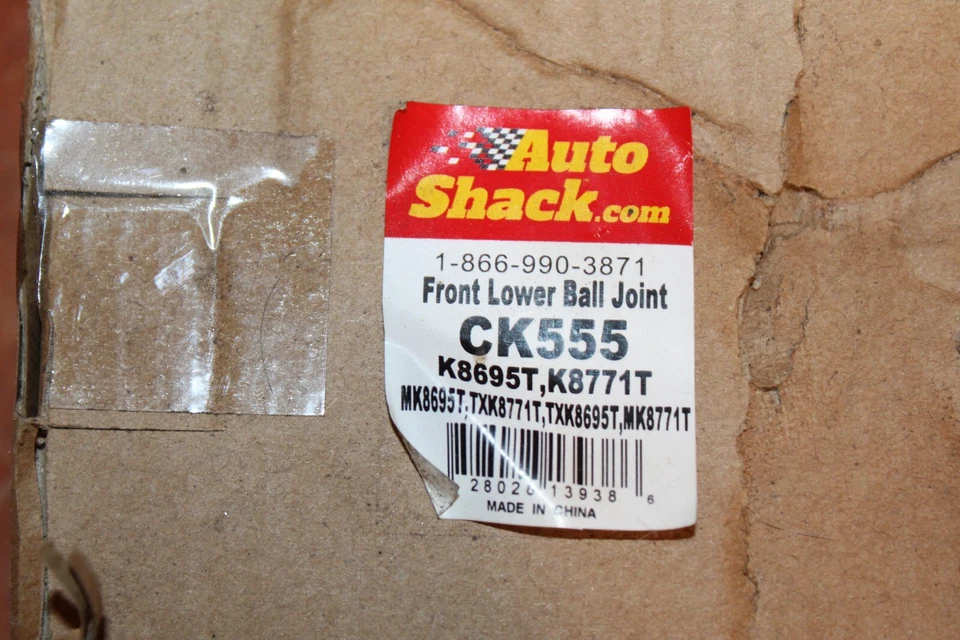 Ford CK555, K8695T, MK8695T, K8771T, MK8771T Front Lower Ball Joint F-150 - Image 2 of 4
