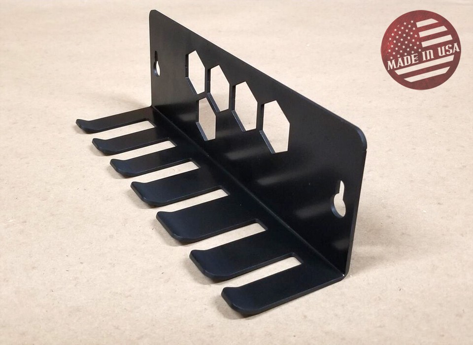 [SR] Heavy Duty Steel Pry bar Holder Storage Rack for 6 Slot Prybar (10 ...