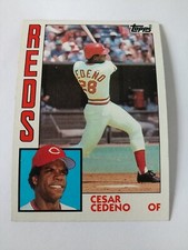 1984 Topps Cesar Cedeno . Cincinnati Reds #725