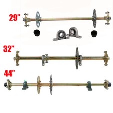 740/815/1120mm GoKart Rear Live Axle Kit Brake Disc Sprocket Drift Trike ATV DIY