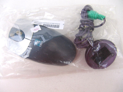 A4Tech Mouse Wireless PS/2 PS2 Infrared Trackball Scroll Wheel Purple IRW-25