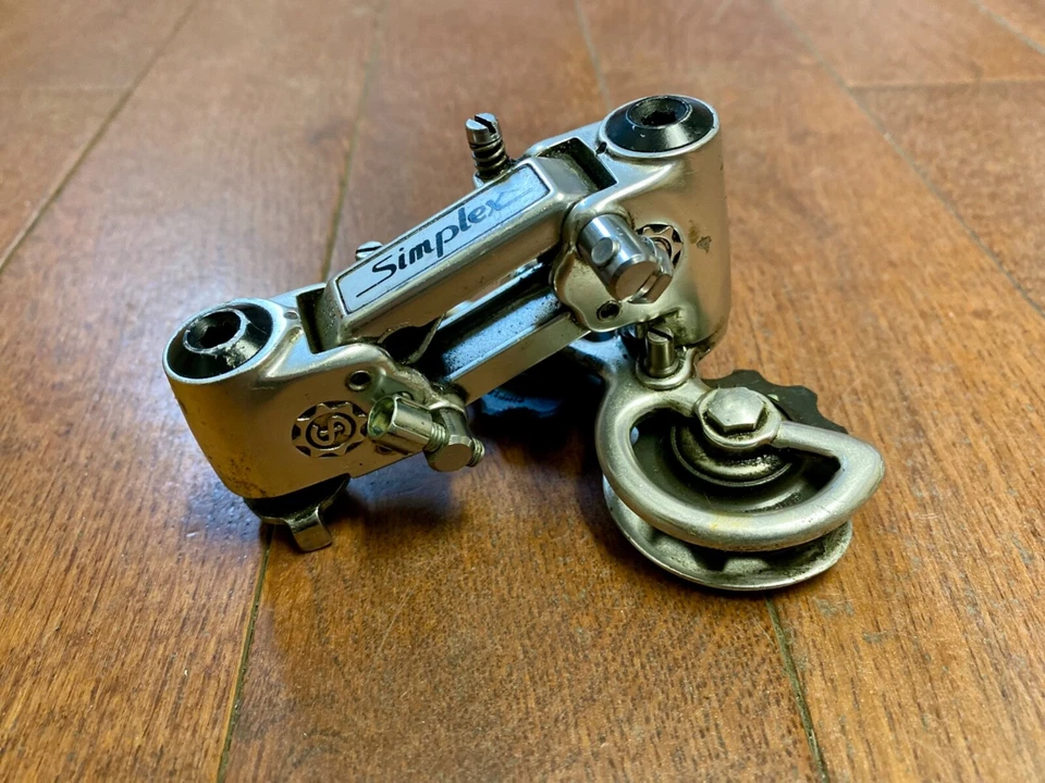 Desviador trasero Simplex Super LJ 5500 plateado SLJ5500 jaula corta Foto 4 de 4