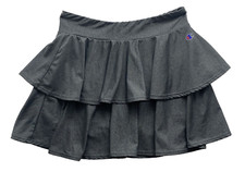Champion Pleated Two Tier Athletic Skirt - Skort Logo Girls 10/12
